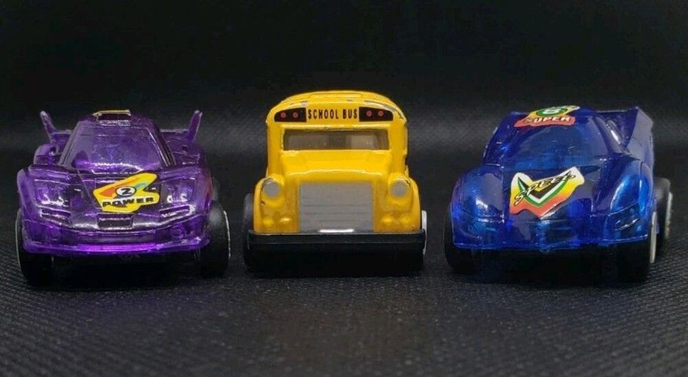 Rhode Island Novelty 2.5" Pullback and Release Race Car Assorted colors 3 Pieces